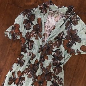 Zara Botanical Wrap Dress